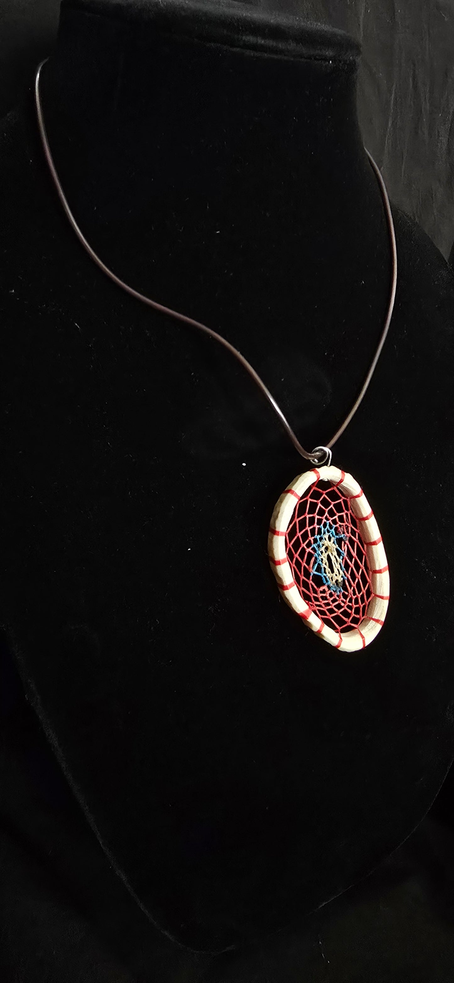 Red Blue White Dream Catcher