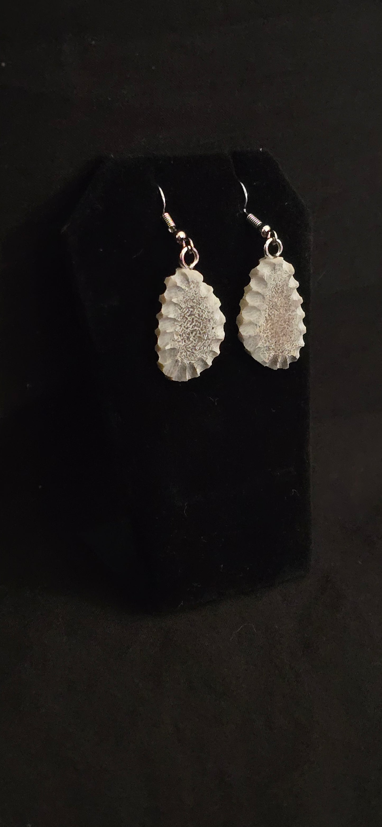 Designed Antler Earrings