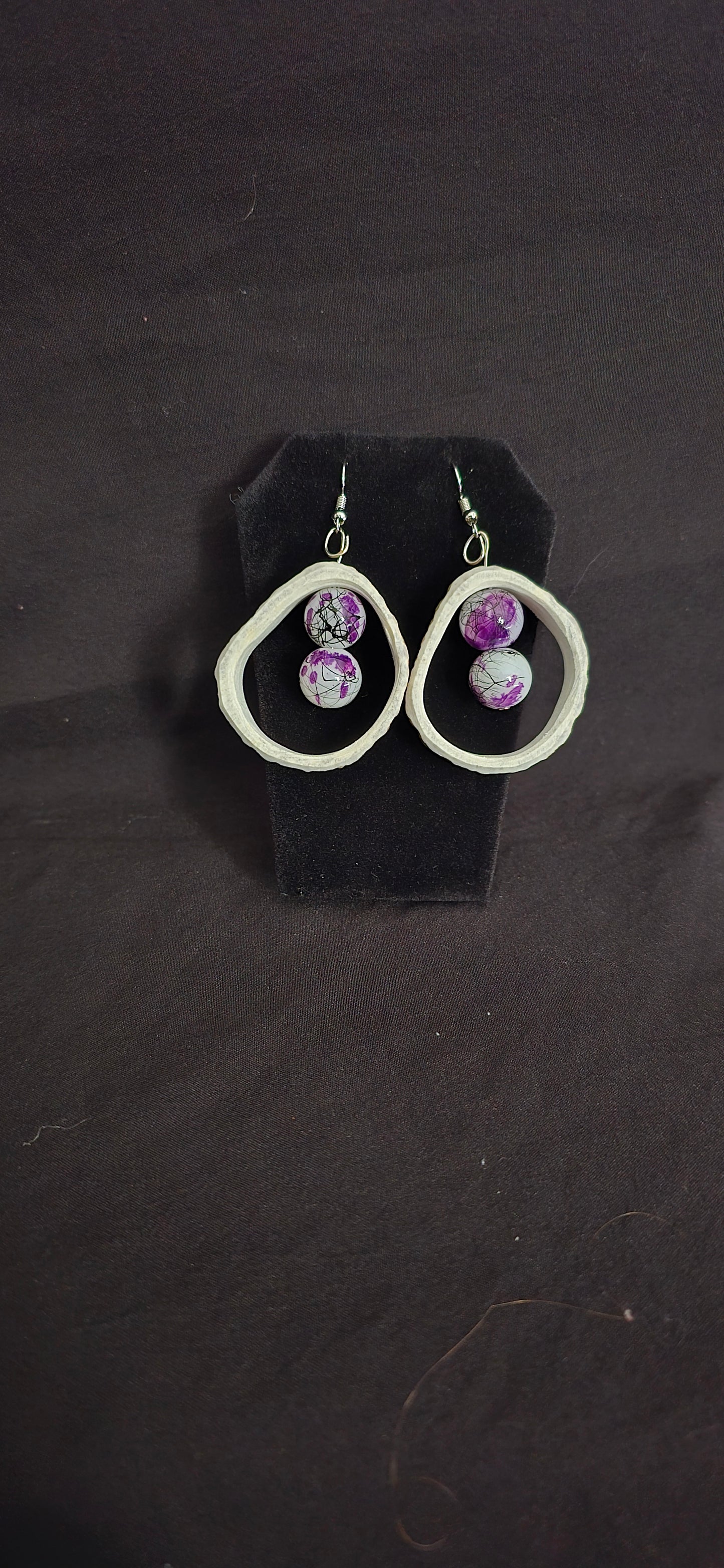 Antler Earrings w/ Beads