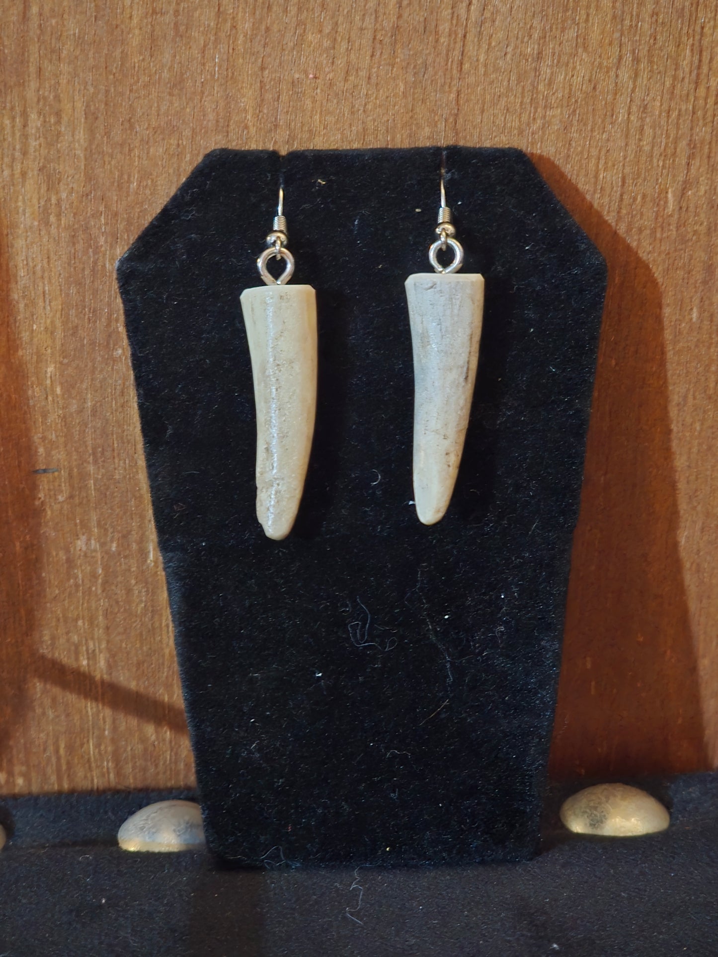 Antler tips earrings