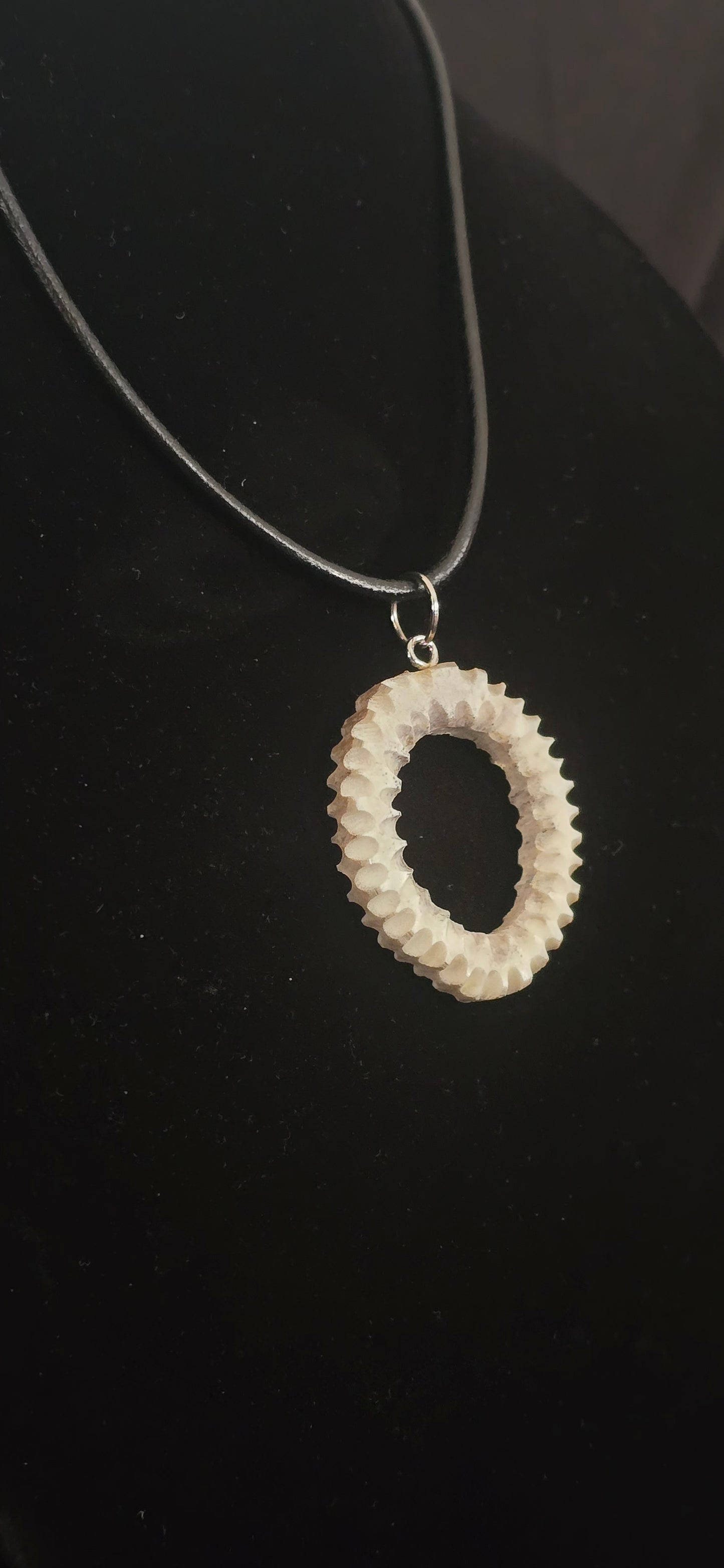 Antler necklace hand Carved